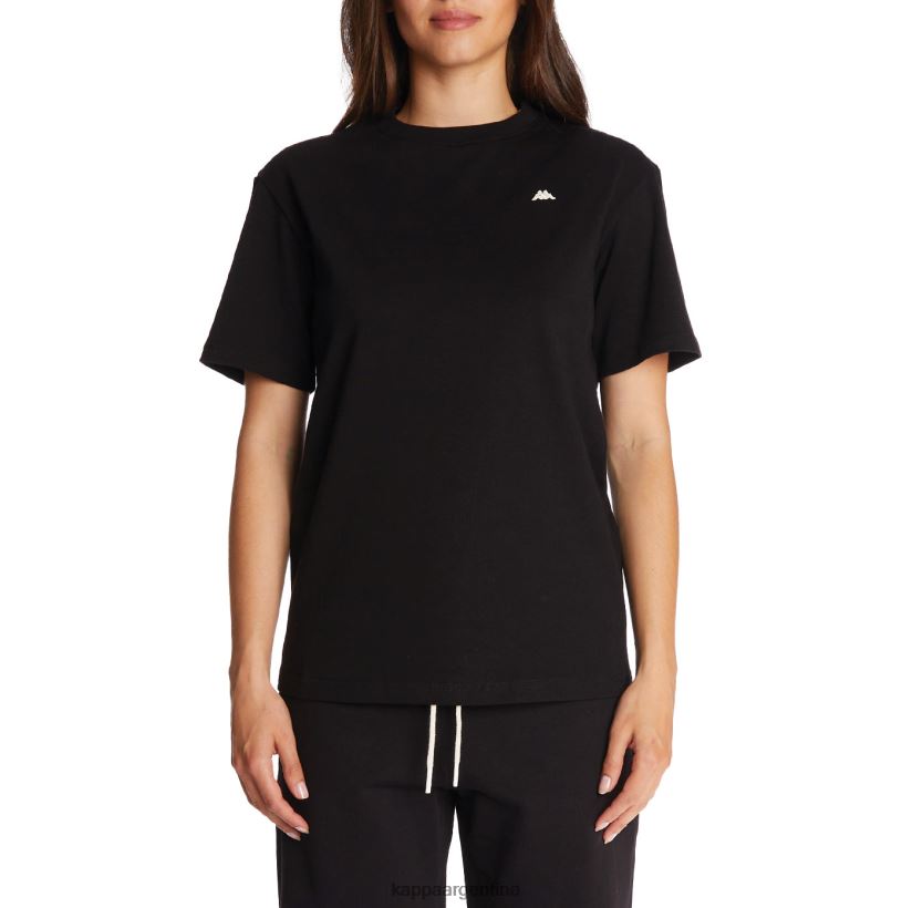 Kappa hombres bata giovani darphis camiseta negro 2FJJXV152