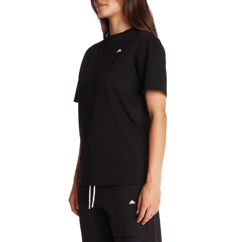 Kappa hombres bata giovani darphis camiseta negro 2FJJXV152