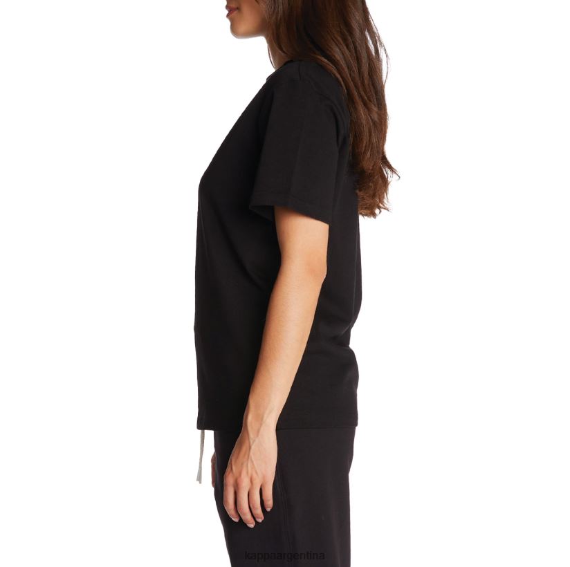 Kappa hombres bata giovani darphis camiseta negro 2FJJXV152