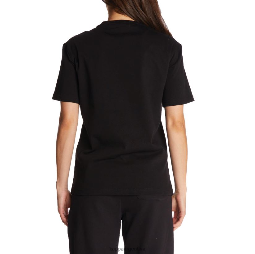 Kappa hombres bata giovani darphis camiseta negro 2FJJXV152