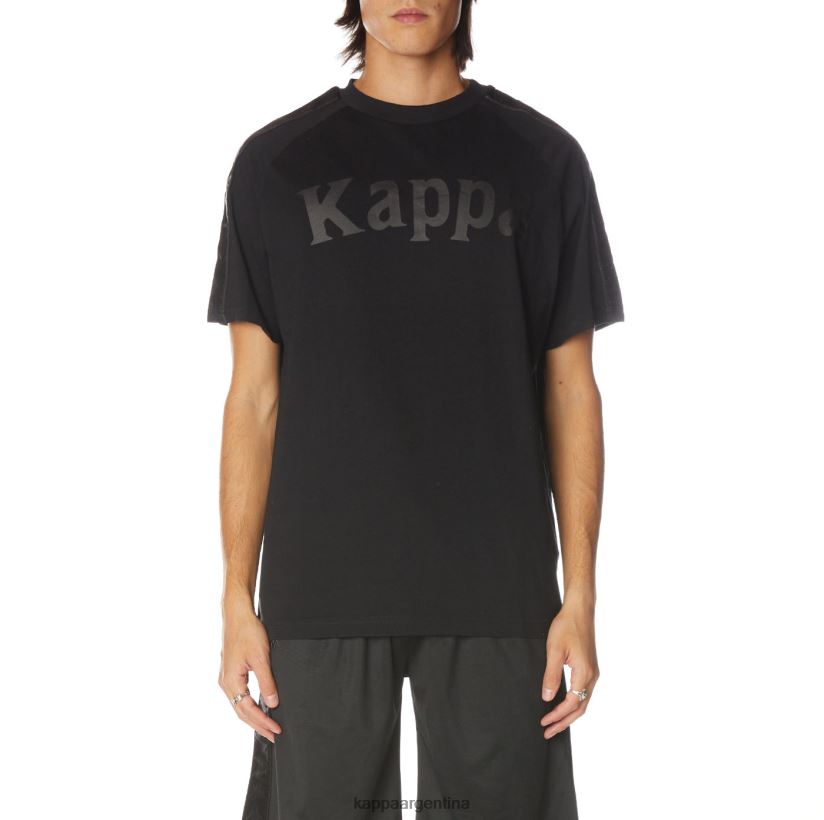 Kappa hombres camiseta 222 banda balima azabache negro 2FJJXV184