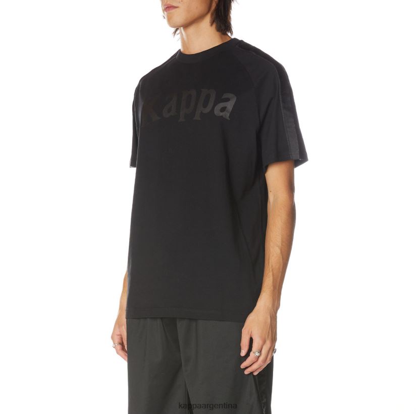 Kappa hombres camiseta 222 banda balima azabache negro 2FJJXV184