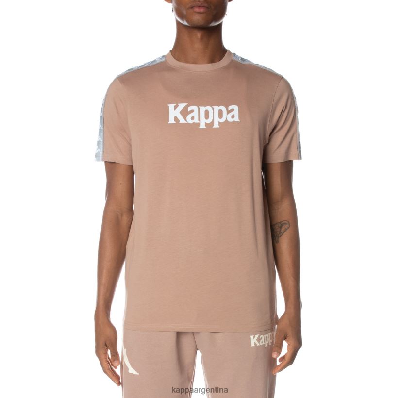 Kappa hombres camiseta 222 banda dabst beige 2FJJXV155