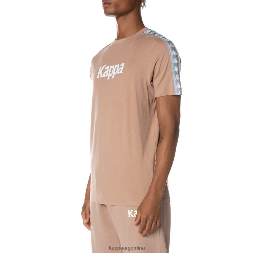Kappa hombres camiseta 222 banda dabst beige 2FJJXV155