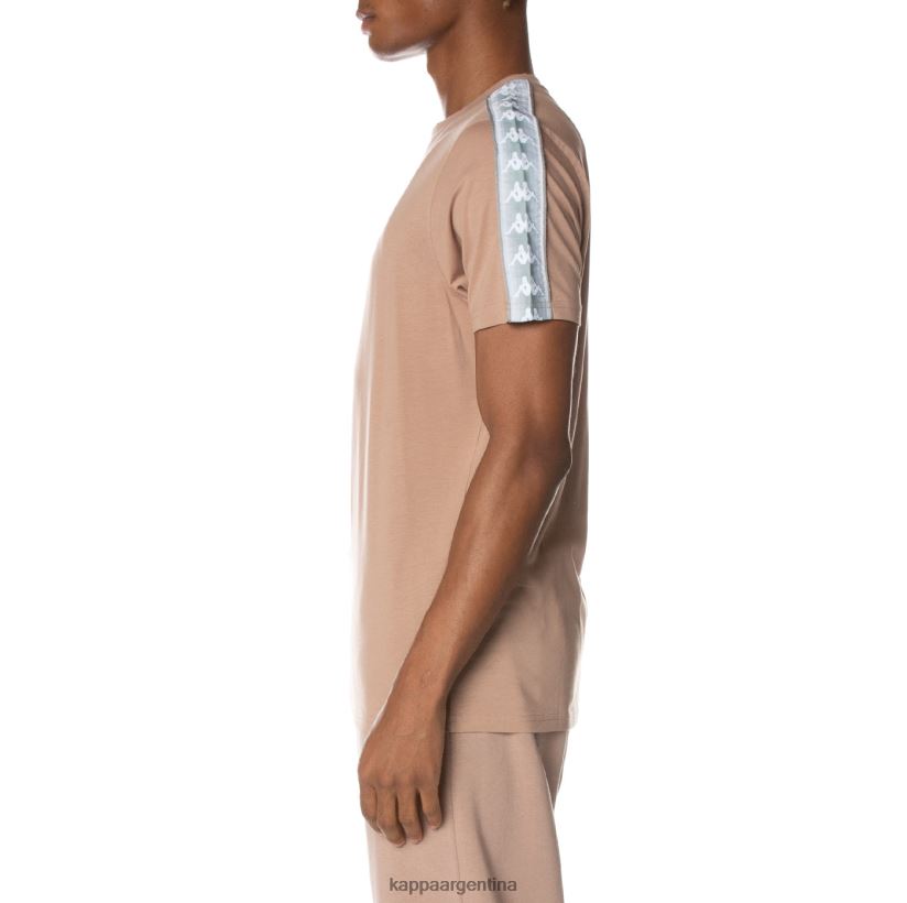 Kappa hombres camiseta 222 banda dabst beige 2FJJXV155