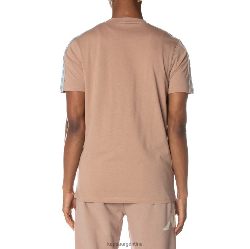Kappa hombres camiseta 222 banda dabst beige 2FJJXV155