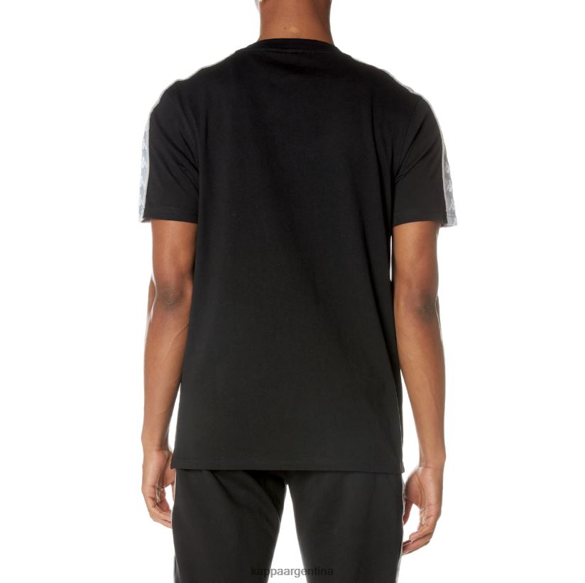 Kappa hombres camiseta 222 banda dabst negro azabache 2FJJXV158