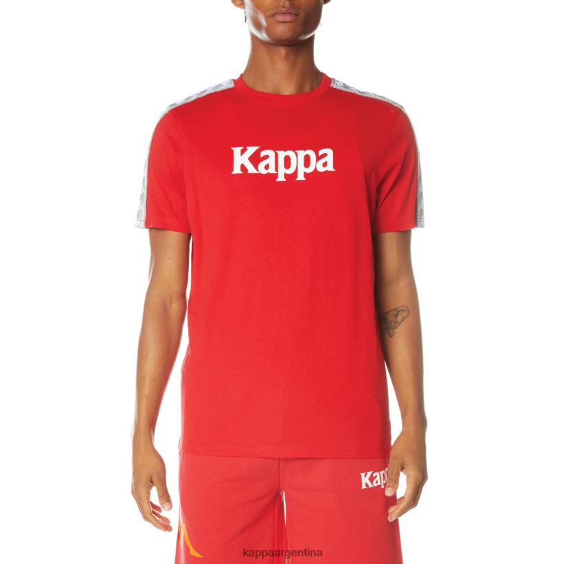 Kappa hombres camiseta 222 banda dabst rojo 2FJJXV141