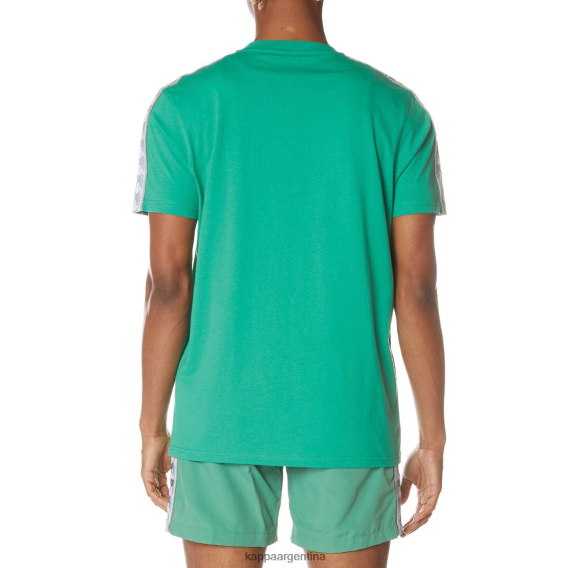 Kappa hombres camiseta 222 banda dabst verde 2FJJXV146