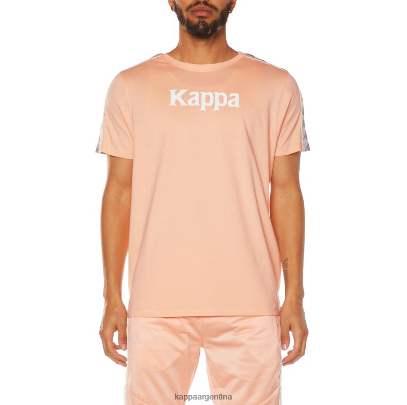 Kappa hombres camiseta 222 banda deto 2 durazno 2FJJXV175