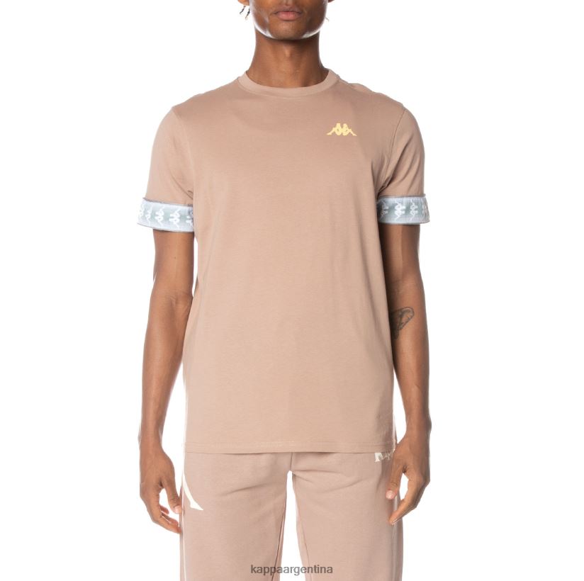Kappa hombres camiseta 222 banda torby beige 2FJJXV154