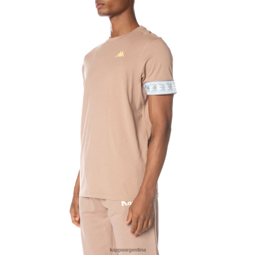 Kappa hombres camiseta 222 banda torby beige 2FJJXV154