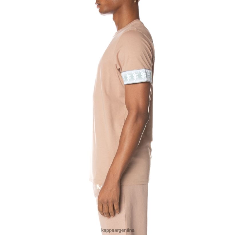 Kappa hombres camiseta 222 banda torby beige 2FJJXV154
