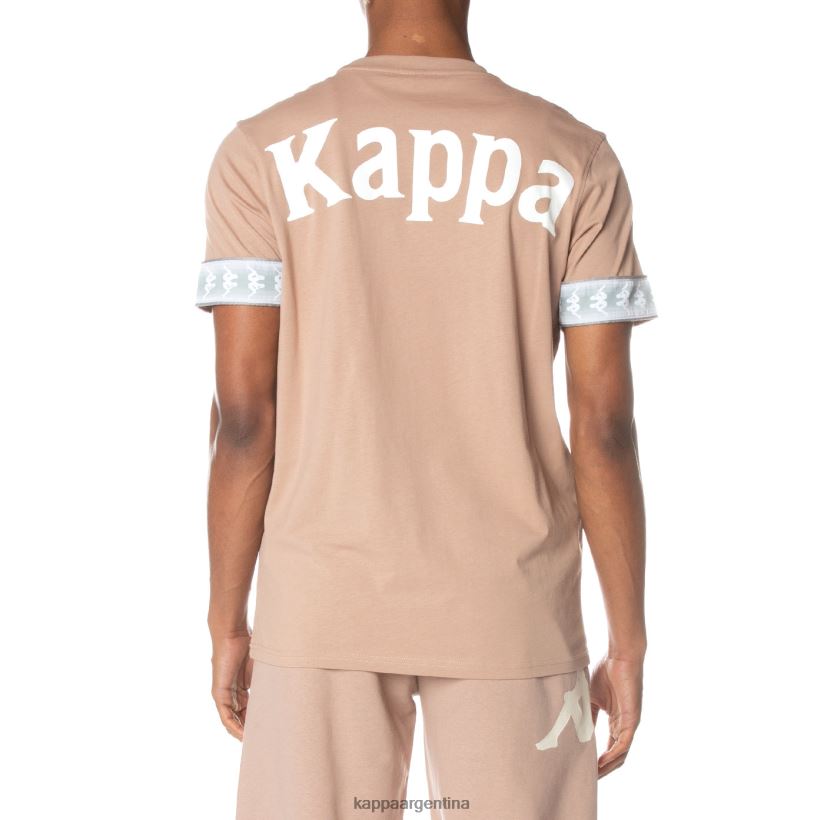 Kappa hombres camiseta 222 banda torby beige 2FJJXV154