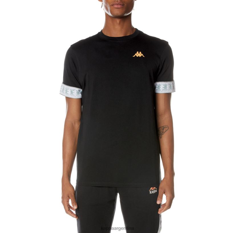 Kappa hombres camiseta 222 banda torby negro azabache 2FJJXV131