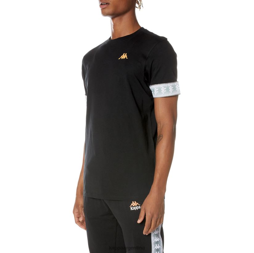 Kappa hombres camiseta 222 banda torby negro azabache 2FJJXV131