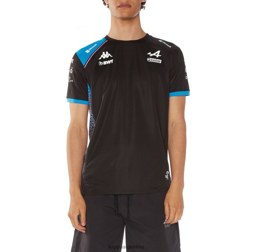 Kappa hombres camiseta abolim alpina f1 azul negro 2FJJXV210