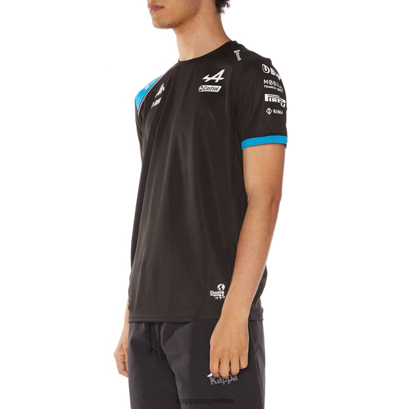 Kappa hombres camiseta abolim alpina f1 azul negro 2FJJXV210