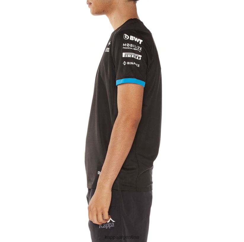 Kappa hombres camiseta abolim alpina f1 azul negro 2FJJXV210