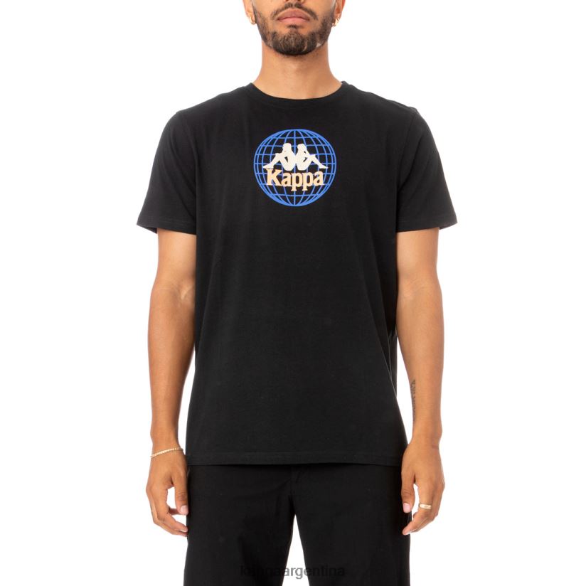 Kappa hombres camiseta ajoban autentica negro 2FJJXV182