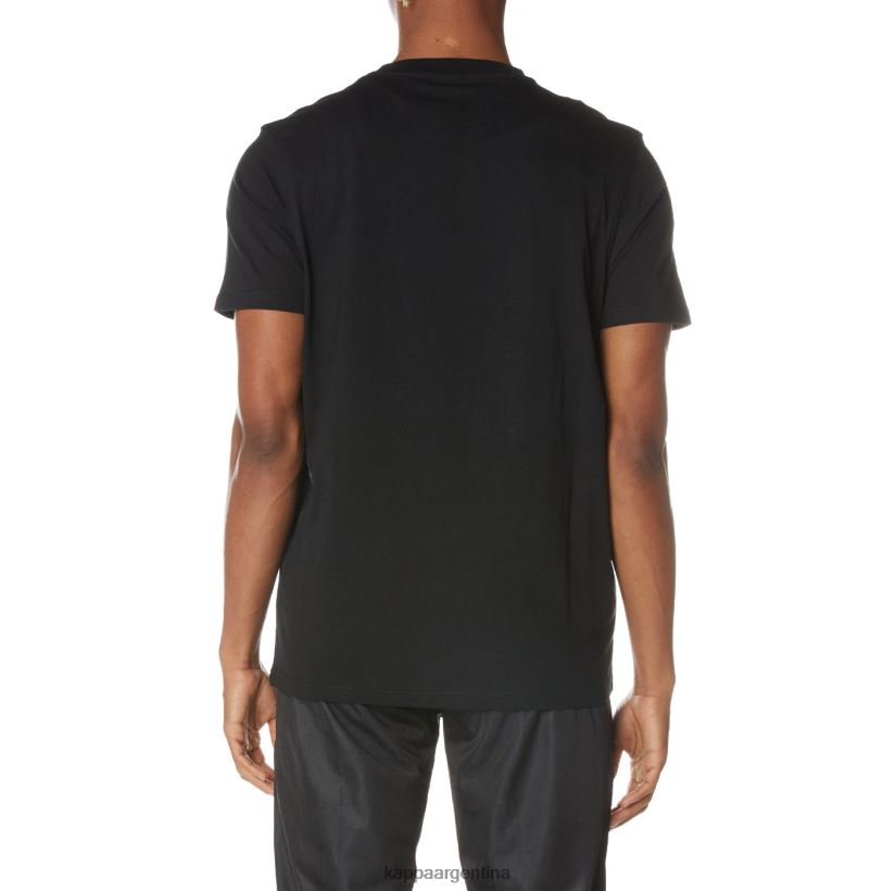 Kappa hombres camiseta autentica del cairo negro azabache 2FJJXV164