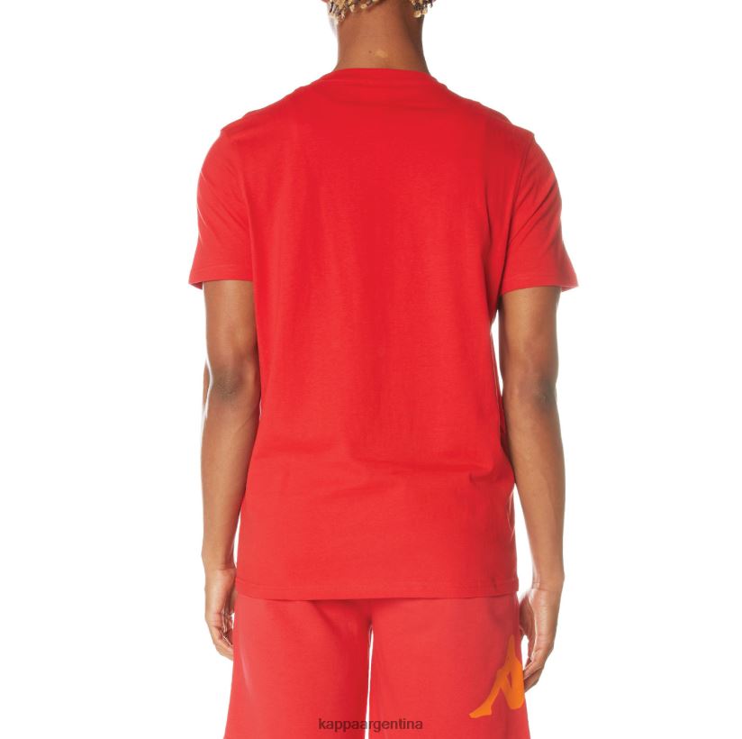 Kappa hombres camiseta autentica del cairo rojo 2FJJXV145