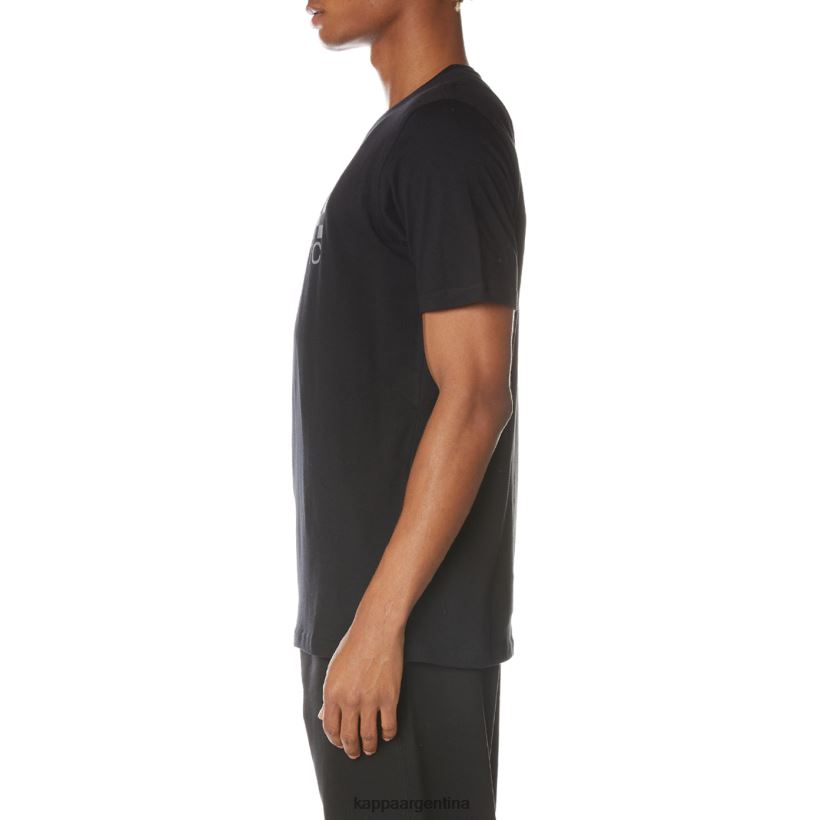 Kappa hombres camiseta autentica del rio azabache negro 2FJJXV133
