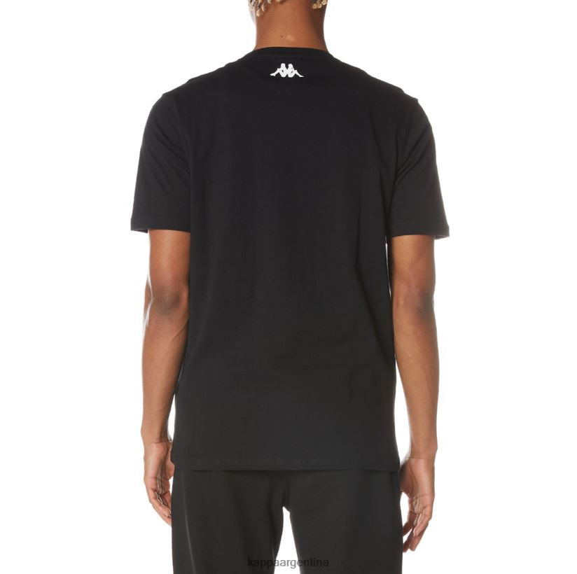 Kappa hombres camiseta autentica del rio azabache negro 2FJJXV133