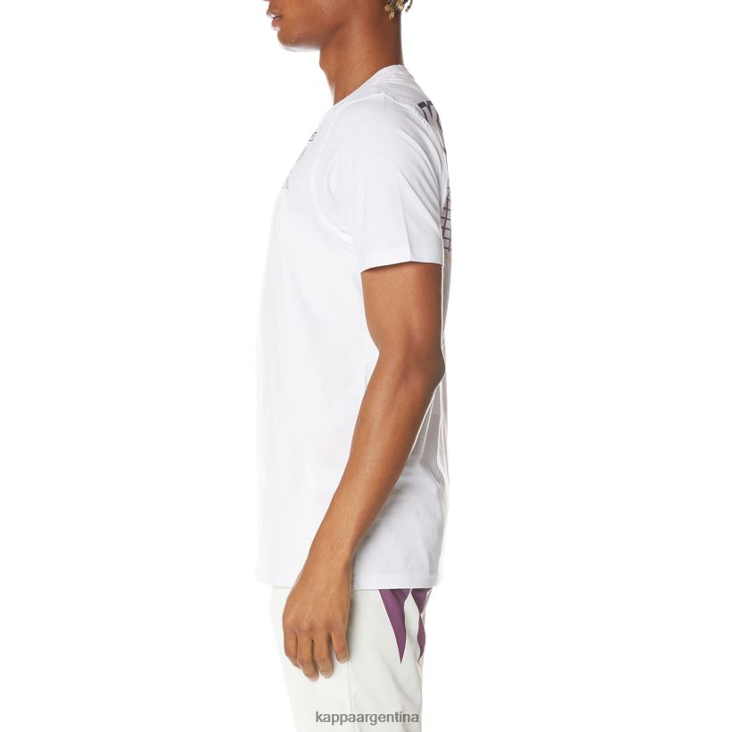 Kappa hombres camiseta con logo de mari blanco 2FJJXV170