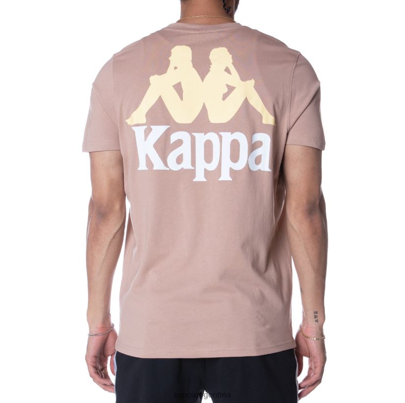 Kappa hombres camiseta de auténticos capaces beige 2FJJXV157