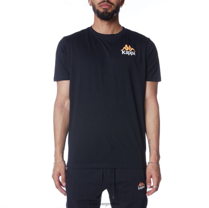 Kappa hombres camiseta de auténticos capaces negro azabache 2FJJXV165