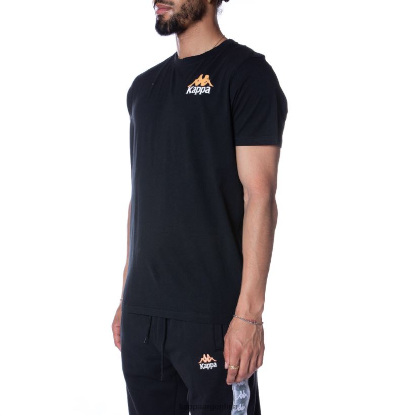 Kappa hombres camiseta de auténticos capaces negro azabache 2FJJXV165
