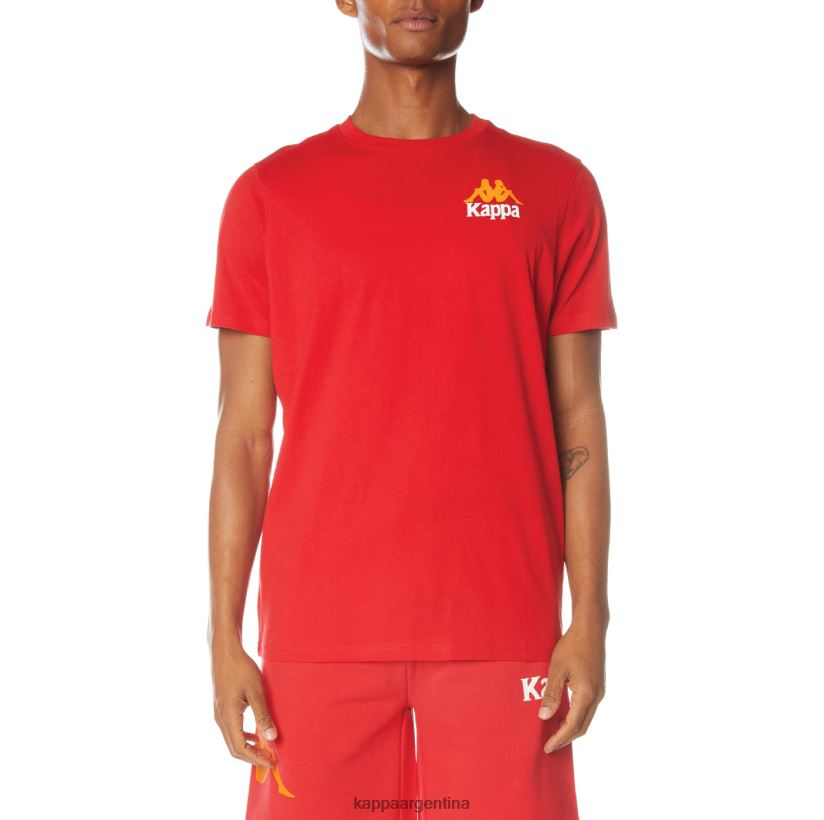 Kappa hombres camiseta de auténticos capaces rojo 2FJJXV147