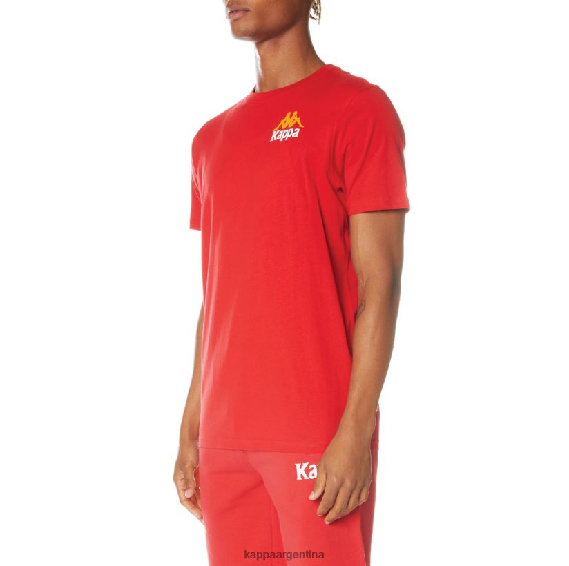 Kappa hombres camiseta de auténticos capaces rojo 2FJJXV147