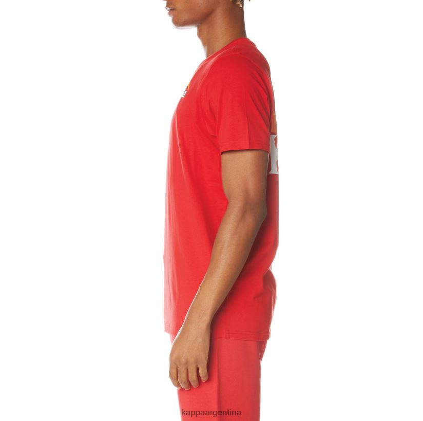 Kappa hombres camiseta de auténticos capaces rojo 2FJJXV147