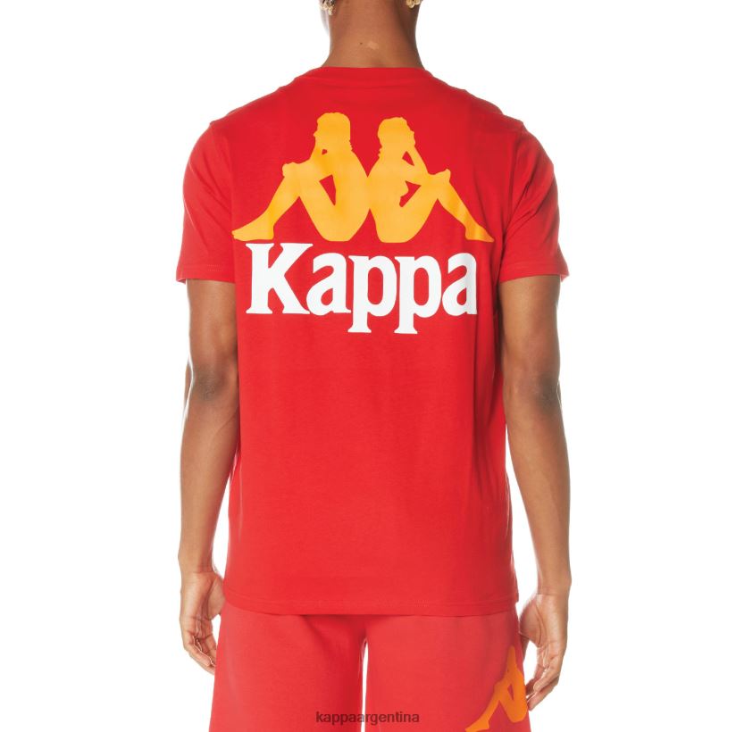 Kappa hombres camiseta de auténticos capaces rojo 2FJJXV147