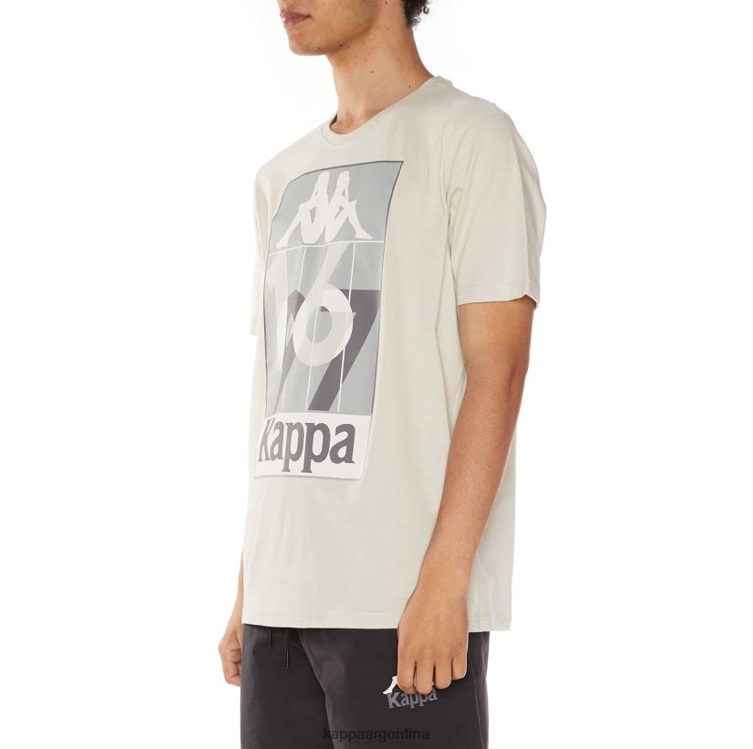 Kappa hombres camiseta de quinn gris 2FJJXV140