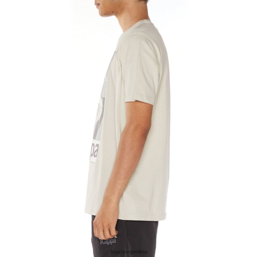 Kappa hombres camiseta de quinn gris 2FJJXV140