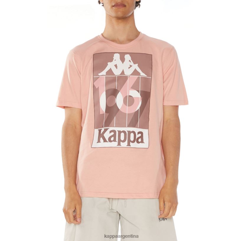 Kappa hombres camiseta de quinn rosa 2FJJXV107