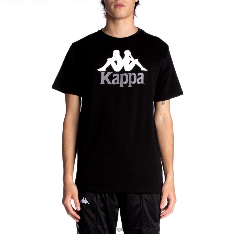 Kappa hombres camiseta estessi autentica azabache negro 2FJJXV128