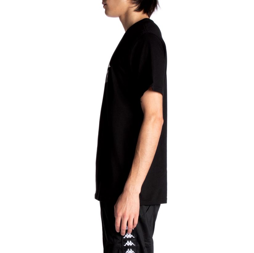 Kappa hombres camiseta estessi autentica azabache negro 2FJJXV128