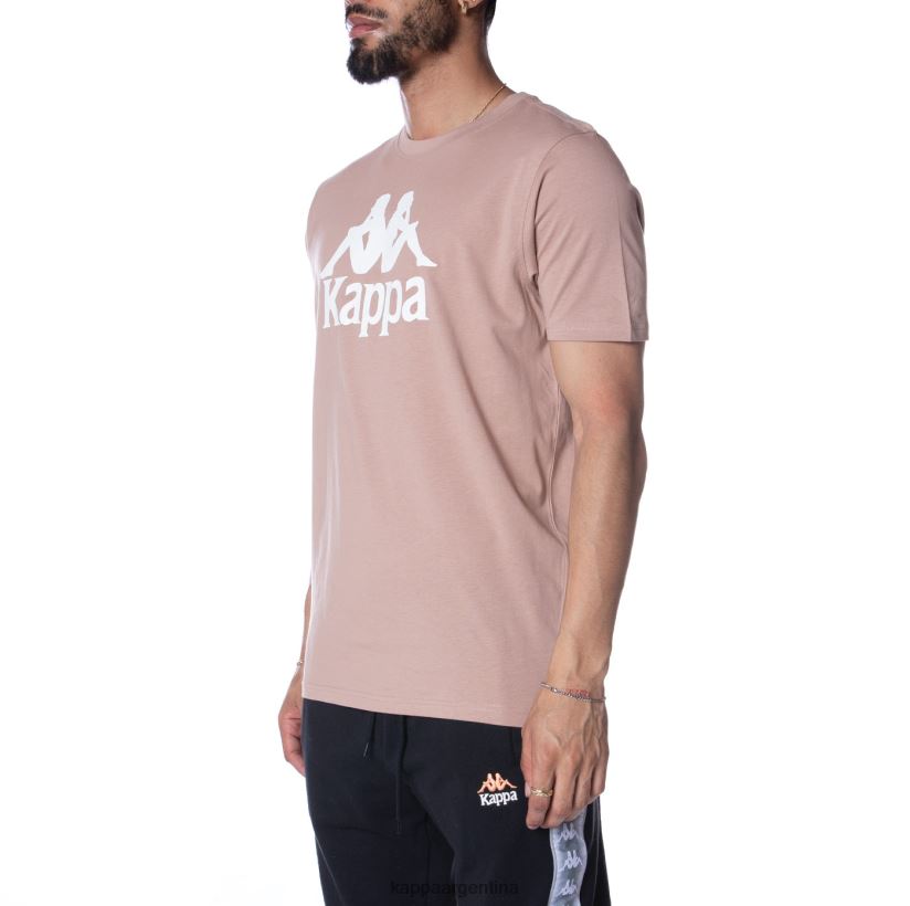 Kappa hombres camiseta estessi autentica beige 2FJJXV156