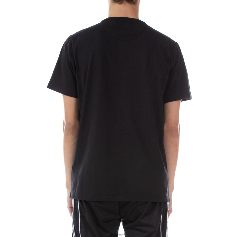 Kappa hombres camiseta estessi autentica blanco negro 2FJJXV190