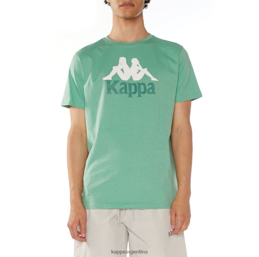 Kappa hombres camiseta estessi autentica verde 2FJJXV106