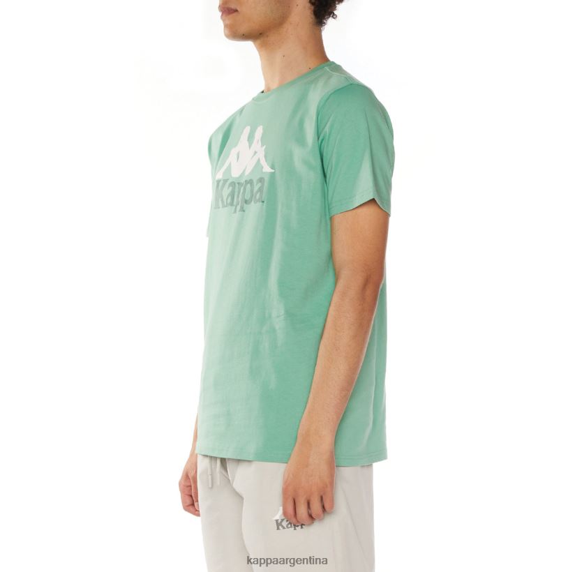 Kappa hombres camiseta estessi autentica verde 2FJJXV106
