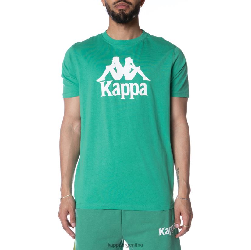 Kappa hombres camiseta estessi autentica verde 2FJJXV148