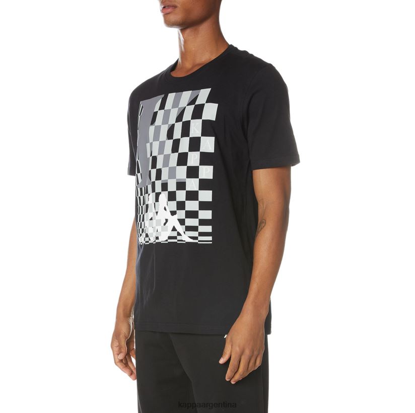 Kappa hombres camiseta finlandesa azabache negro 2FJJXV135