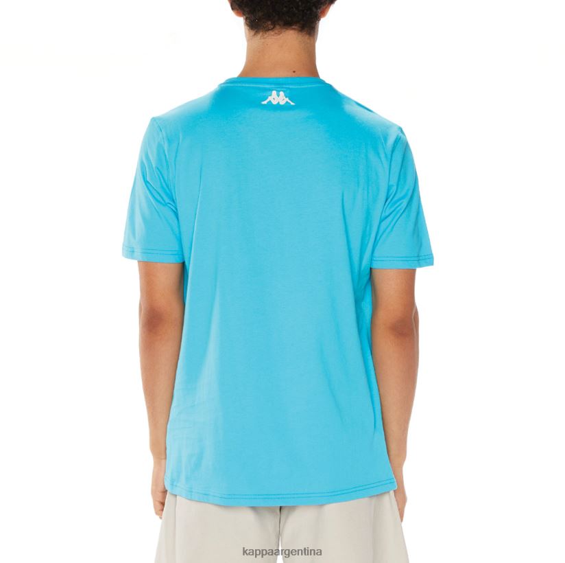 Kappa hombres camiseta finlandesa turquesa 2FJJXV136
