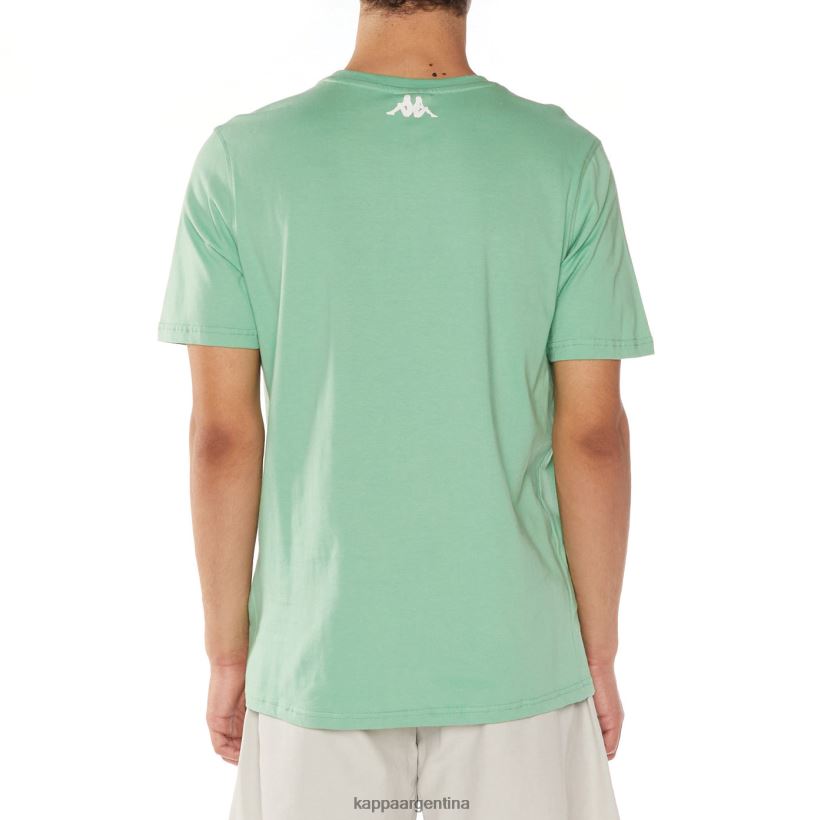 Kappa hombres camiseta finlandesa verde 2FJJXV112