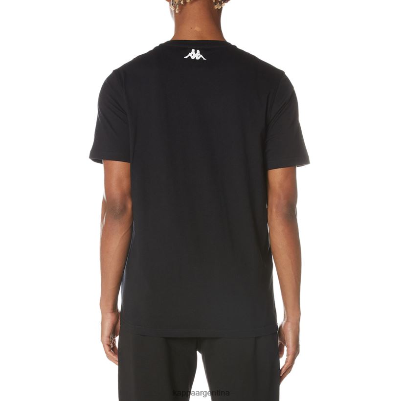 Kappa hombres camiseta isla azabache negro 2FJJXV137